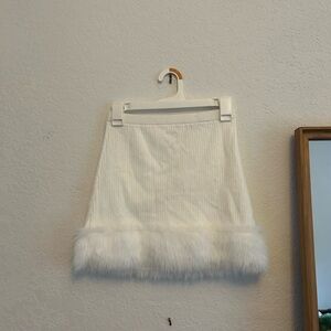 Altar'd State White Mini Skirt